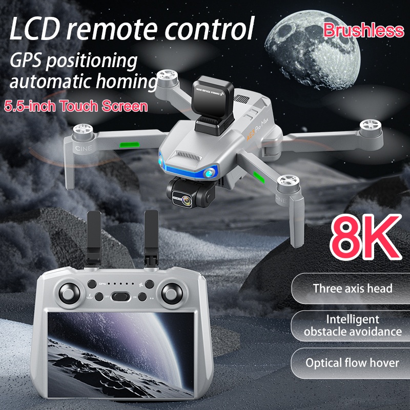 Rc Helicopter Electric - 3-Achsen-Gimbal EIS Stabile Hindernisvermeidung Ferngesteuerter Quadcopter